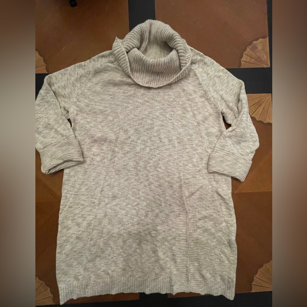 J. Jill Cream Cowl Neck Sweater